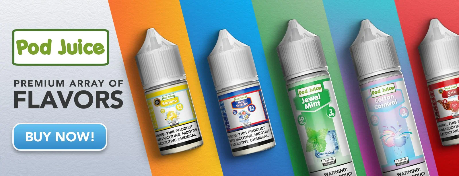 Pod Juice Premium Flavors